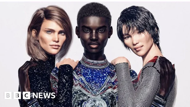 Visual located for this record and pending provenance review: Balmain's 2018 campaign disclosed its models were computer-generated
