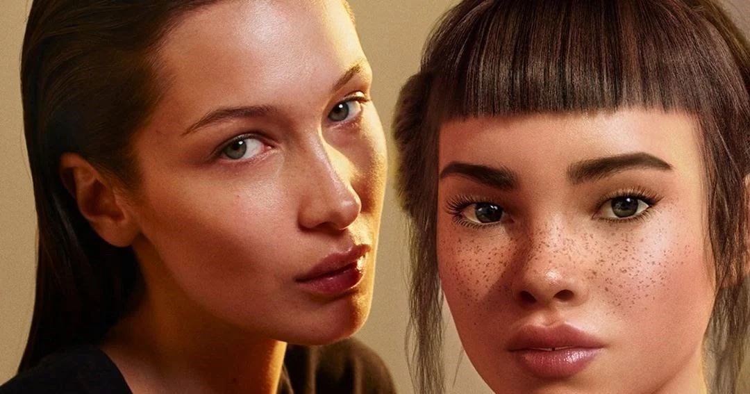Visual for this record: Calvin Klein, not Miquela, answered for the Bella Hadid backlash