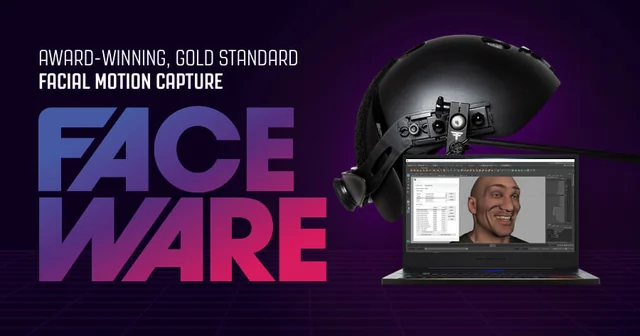 Visual published with the cited source for this record: Faceware documents a pipeline, not any single persona's face