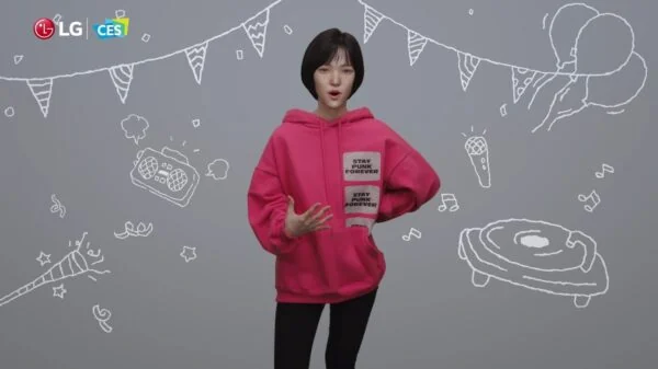 Visual for this record: LG published Reah Keem's CES debut as a first-person interview